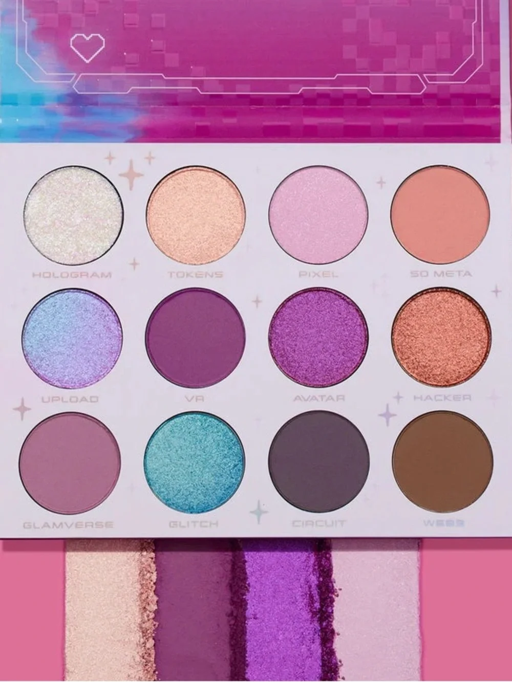 ColourPop Mariale Ctrl Alt Glam Palette – Pink & Purple Shades New, NO OUTER BOX